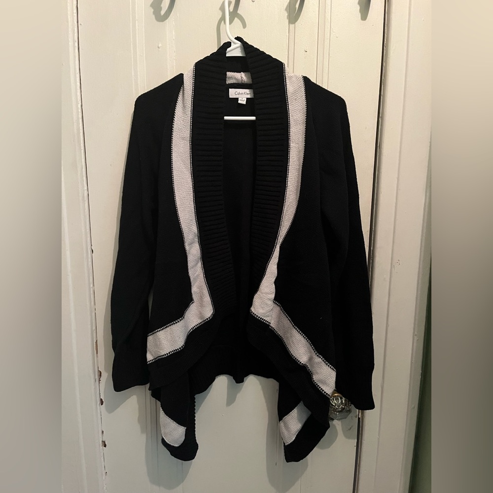Calvin Klein Black & White Cardigan